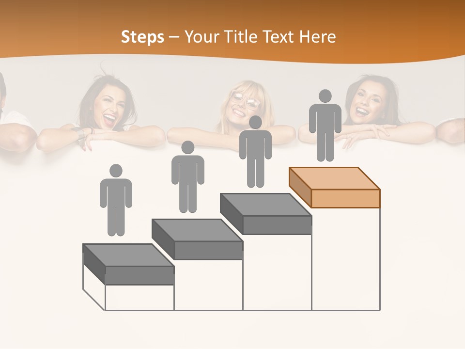 Arrow Smile Female PowerPoint Template