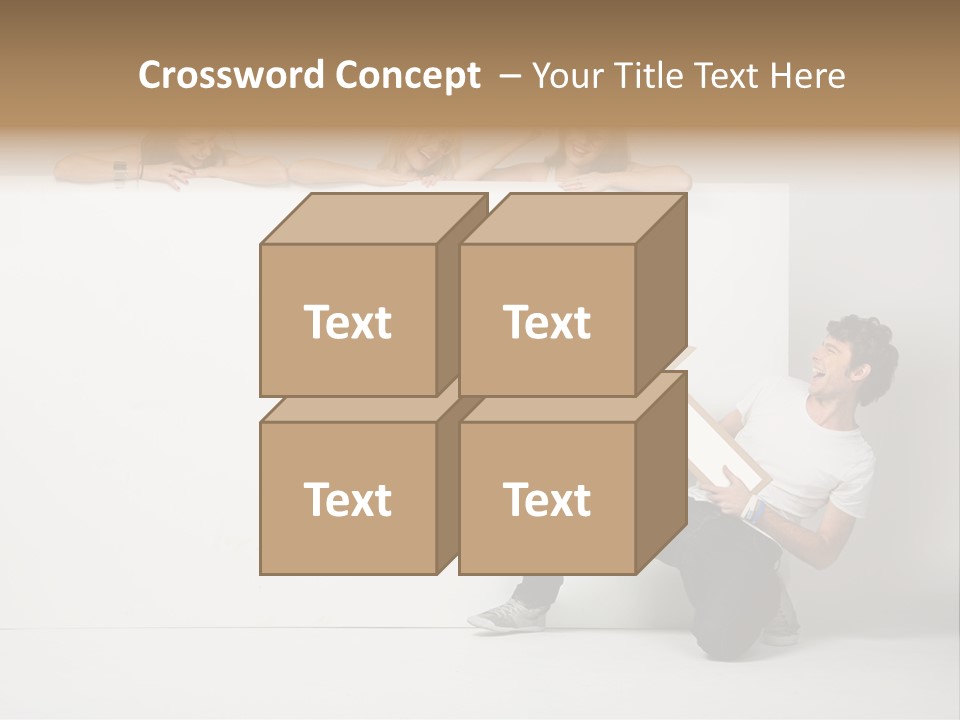 Sale Gesturing Together PowerPoint Template
