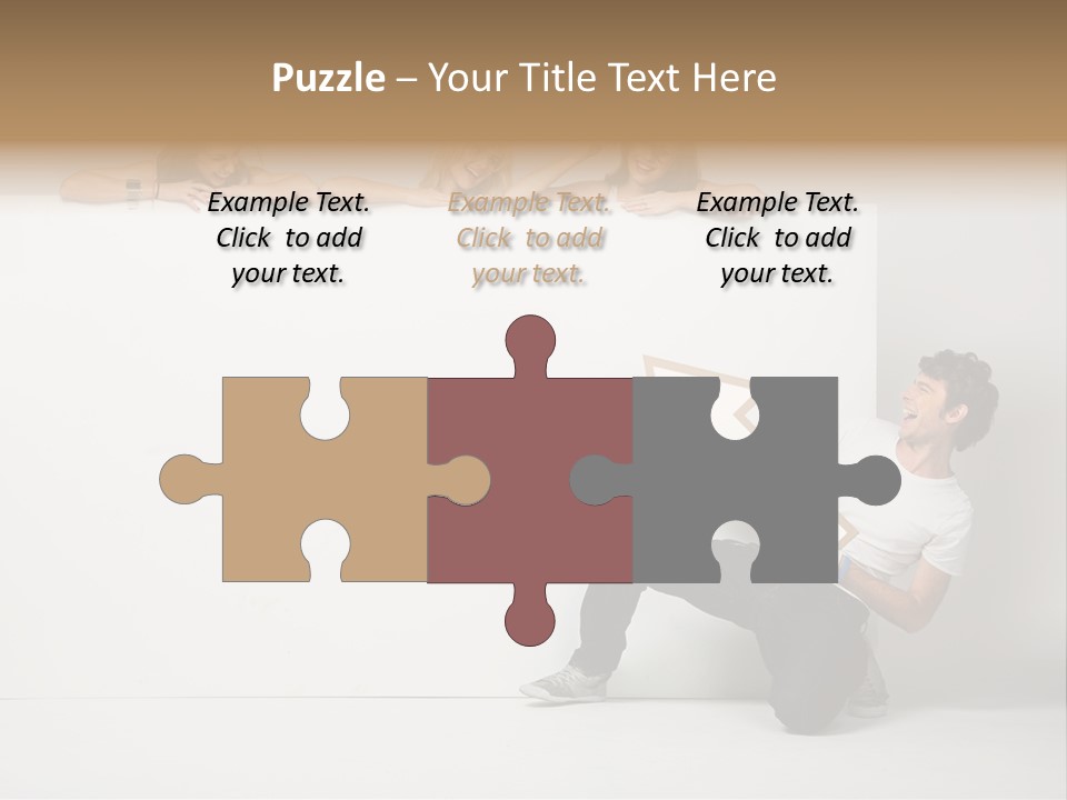 Sale Gesturing Together PowerPoint Template