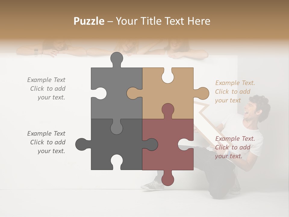 Sale Gesturing Together PowerPoint Template