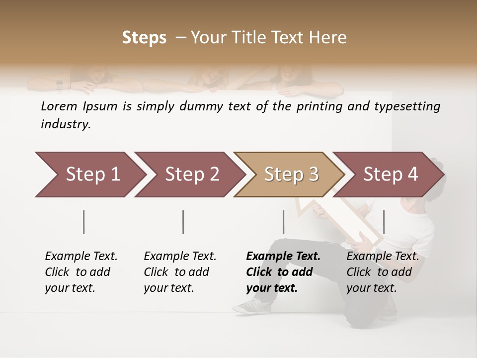 Sale Gesturing Together PowerPoint Template