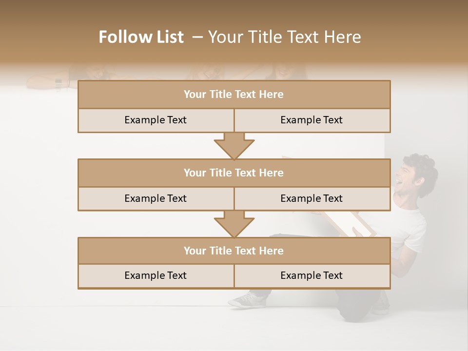 Sale Gesturing Together PowerPoint Template