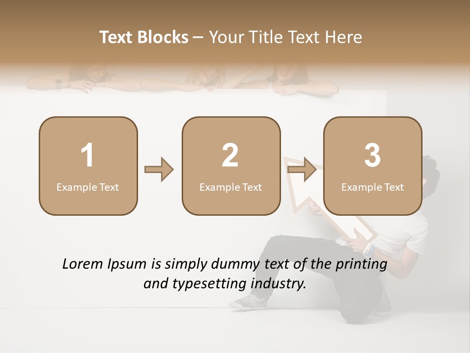 Sale Gesturing Together PowerPoint Template