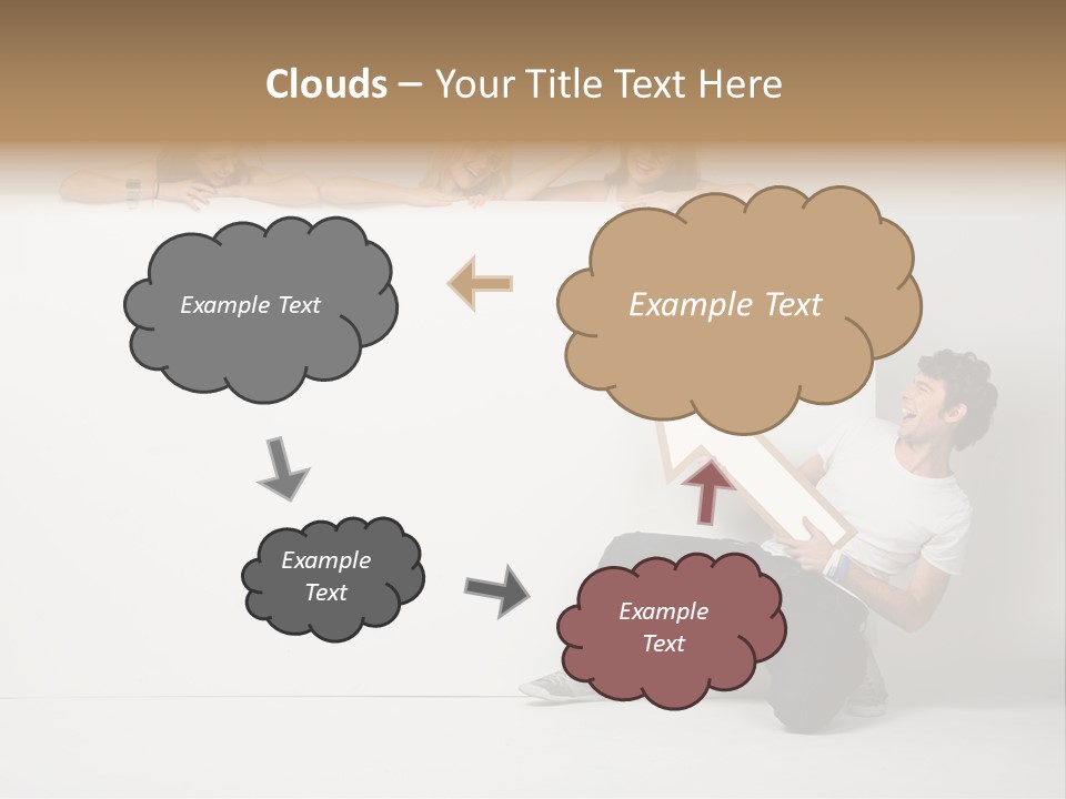 Sale Gesturing Together PowerPoint Template