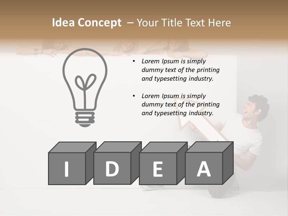 Sale Gesturing Together PowerPoint Template