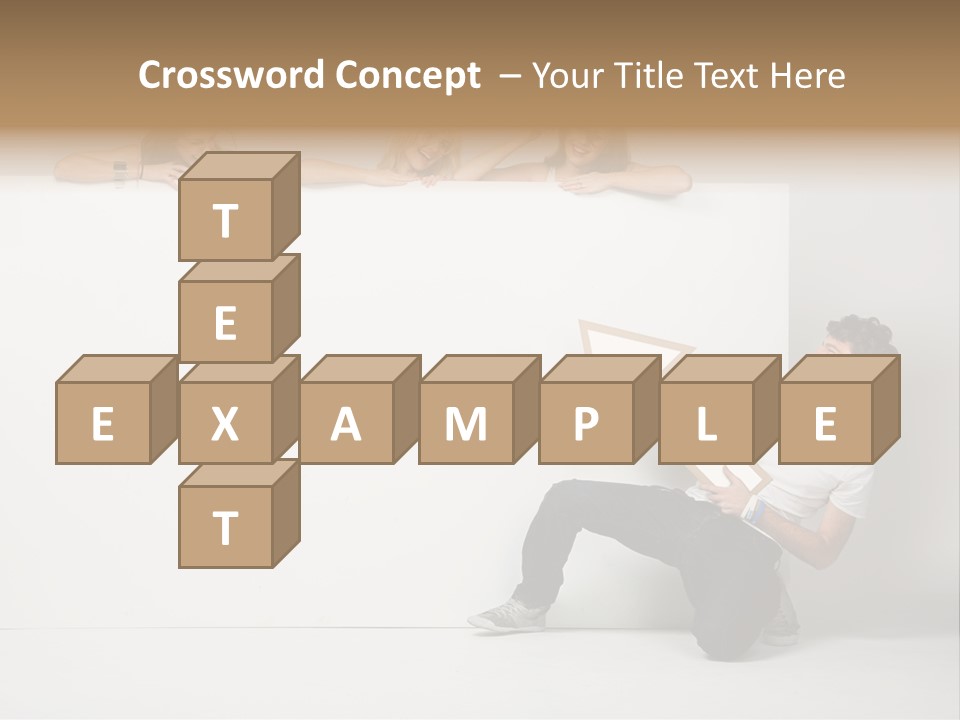 Sale Gesturing Together PowerPoint Template