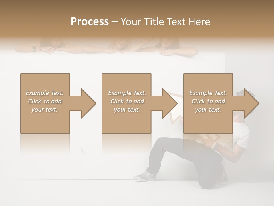 Sale Gesturing Together PowerPoint Template