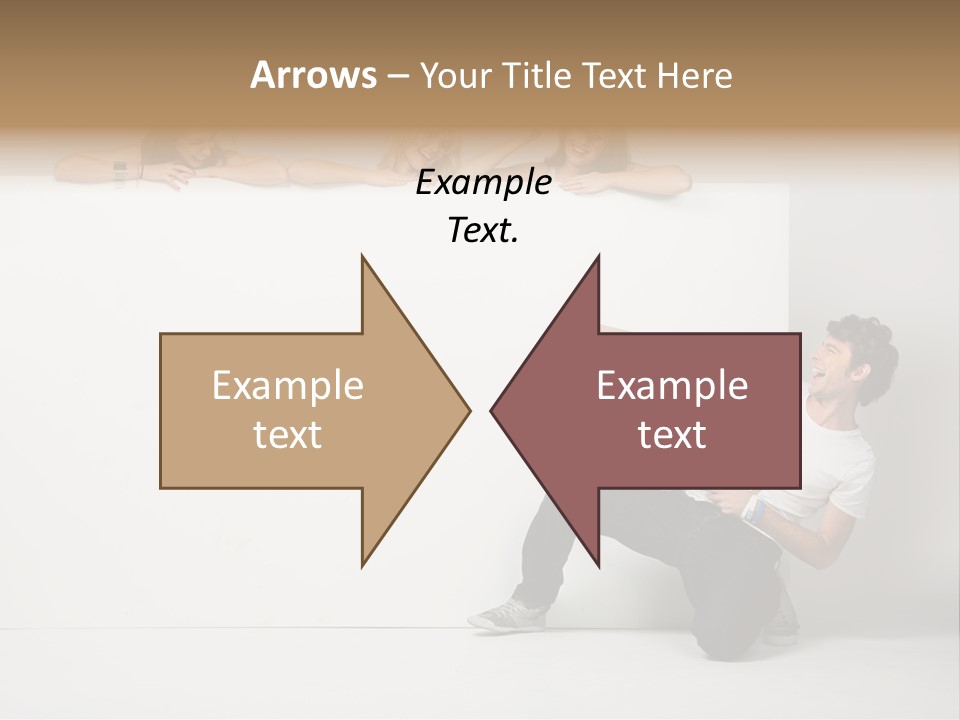 Sale Gesturing Together PowerPoint Template