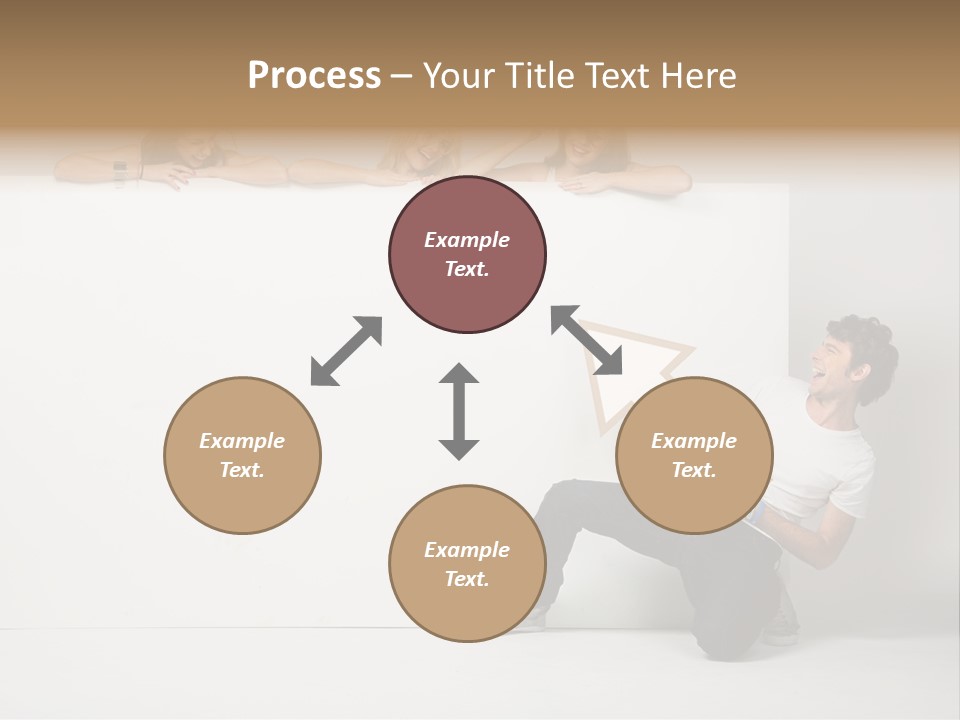 Sale Gesturing Together PowerPoint Template