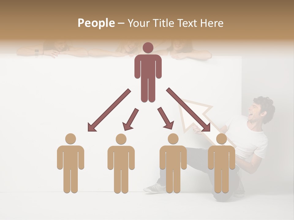 Sale Gesturing Together PowerPoint Template