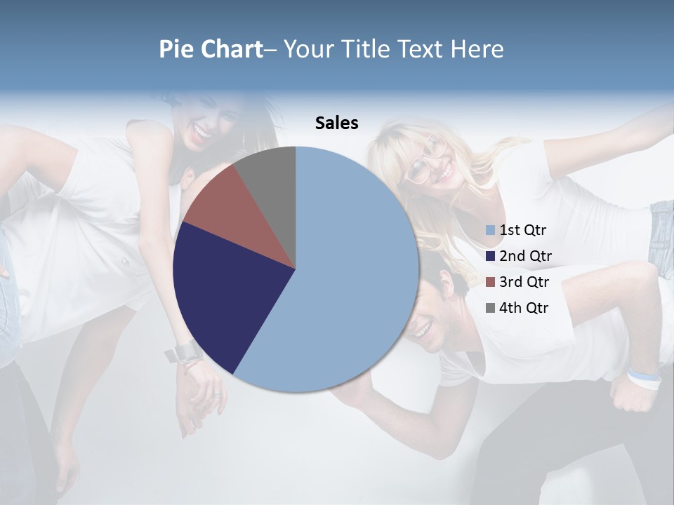Guy Isolated Sale PowerPoint Template