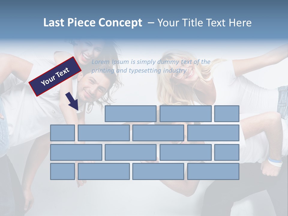 Guy Isolated Sale PowerPoint Template