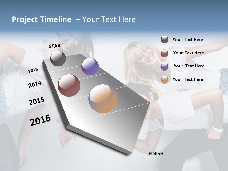 Guy Isolated Sale PowerPoint Template