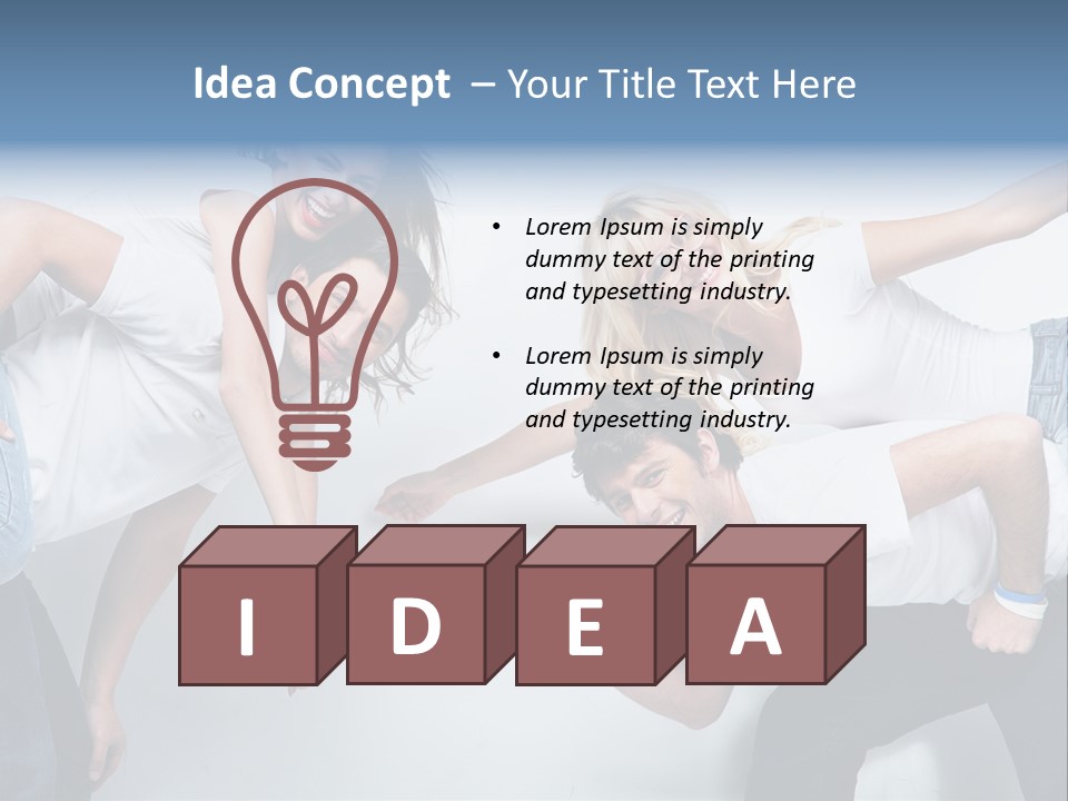 Guy Isolated Sale PowerPoint Template