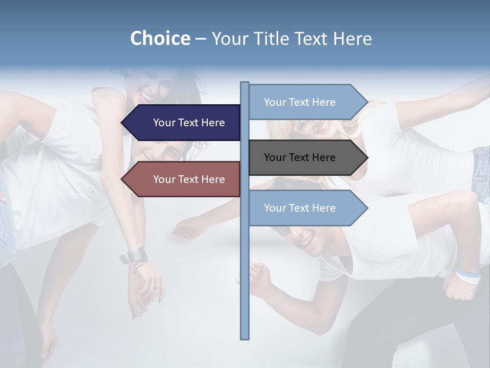 Guy Isolated Sale PowerPoint Template