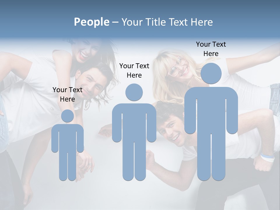 Guy Isolated Sale PowerPoint Template