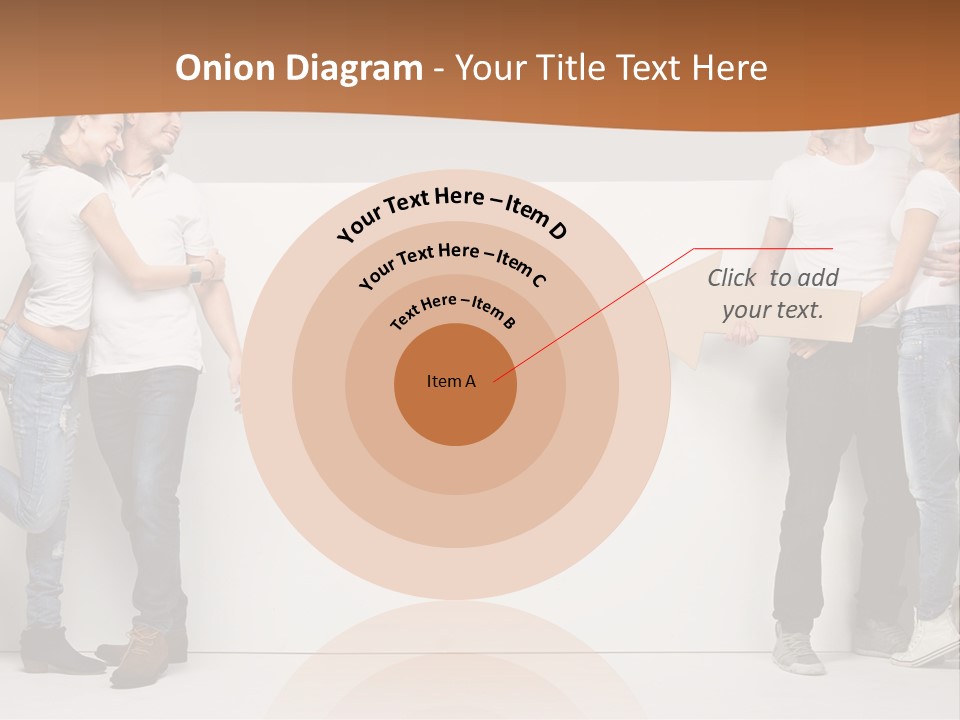 A Group Of People Standing Next To A White Wall PowerPoint Template