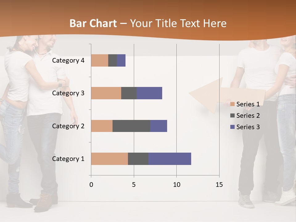 A Group Of People Standing Next To A White Wall PowerPoint Template