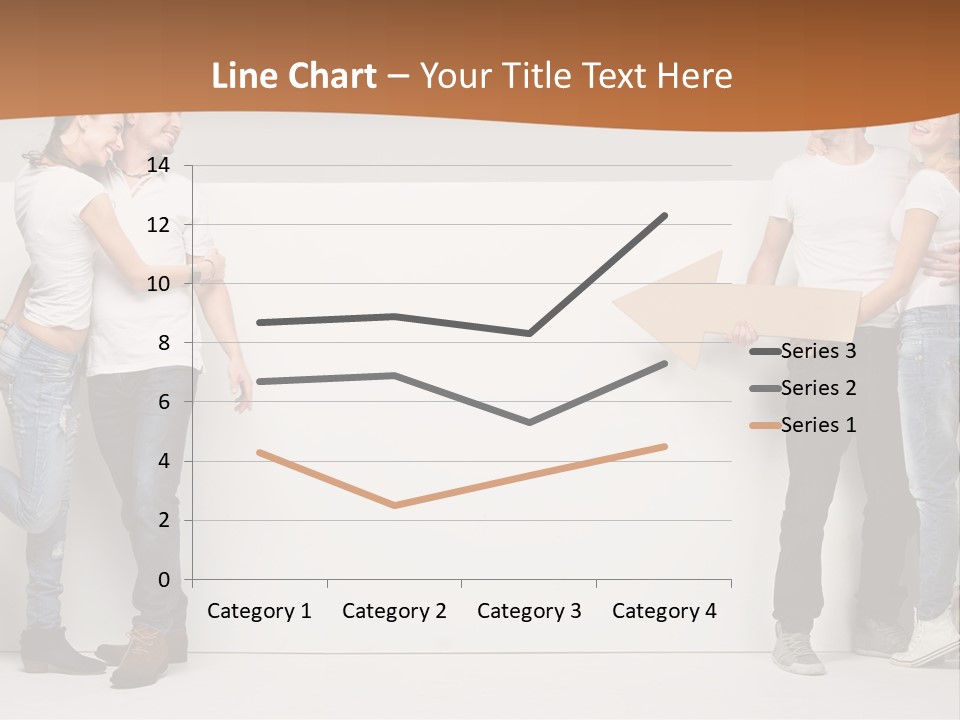 A Group Of People Standing Next To A White Wall PowerPoint Template