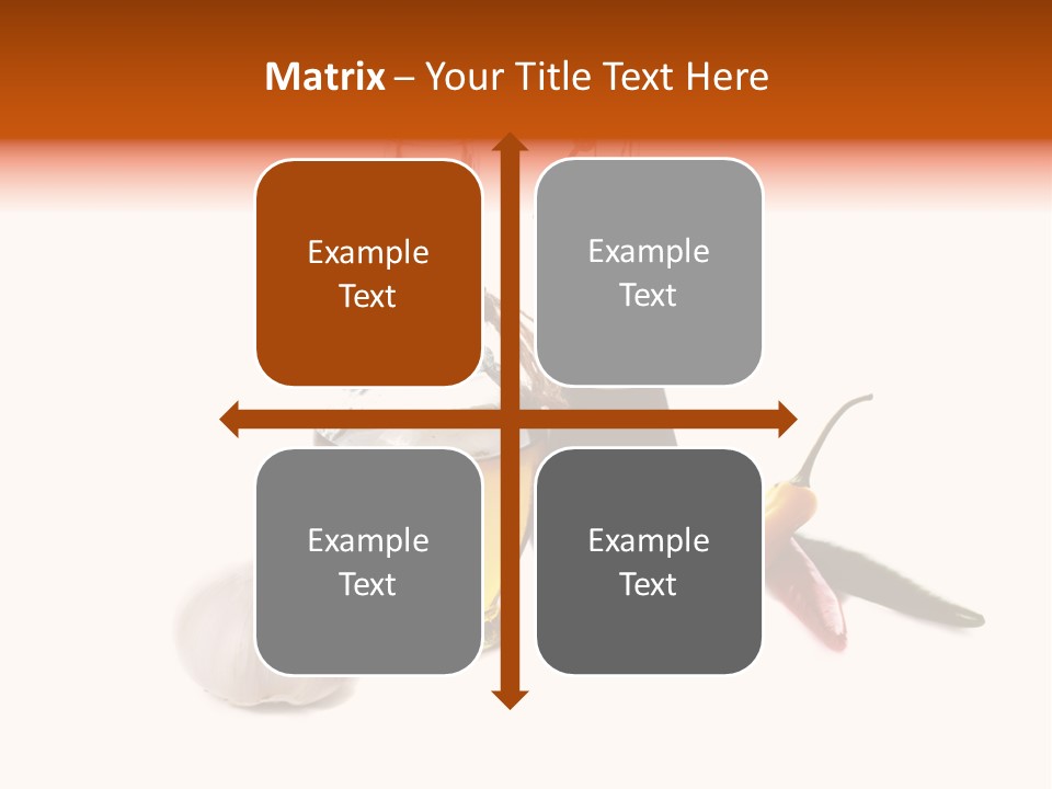 Eating Black Salad PowerPoint Template