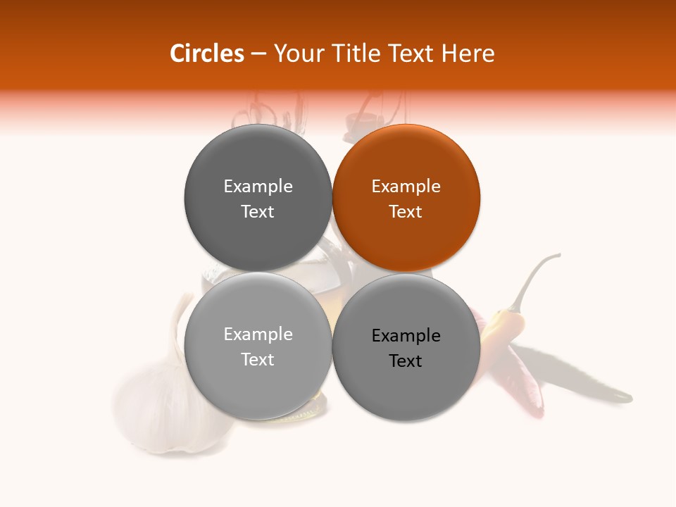 Eating Black Salad PowerPoint Template