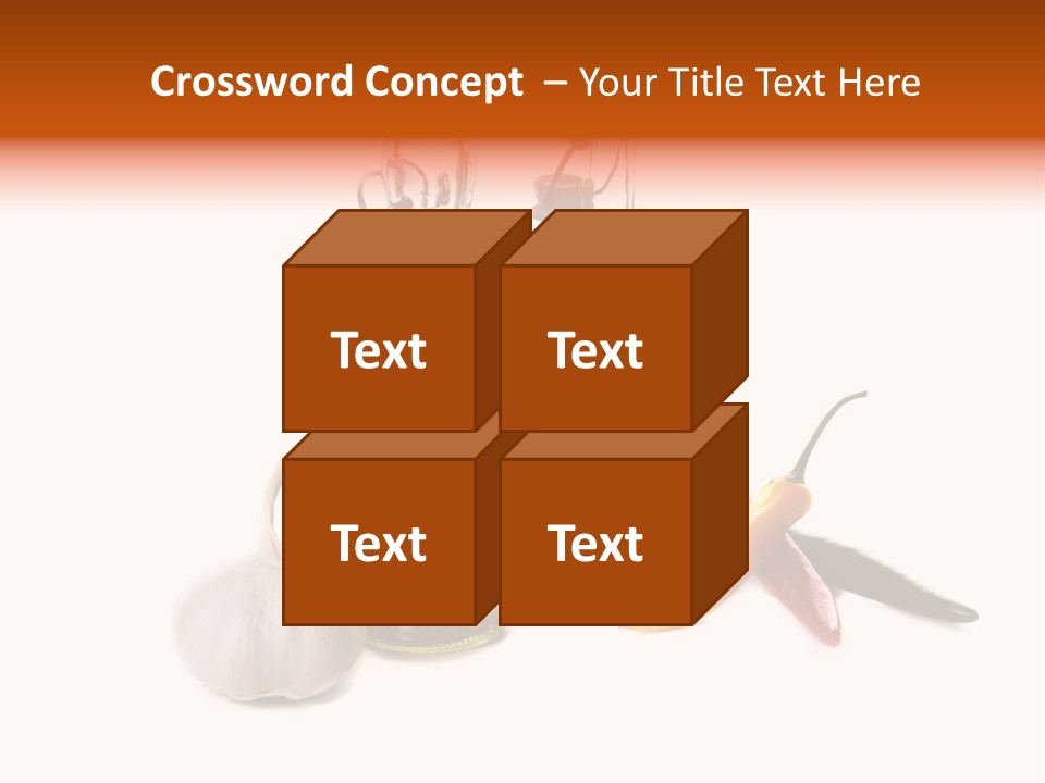 Eating Black Salad PowerPoint Template