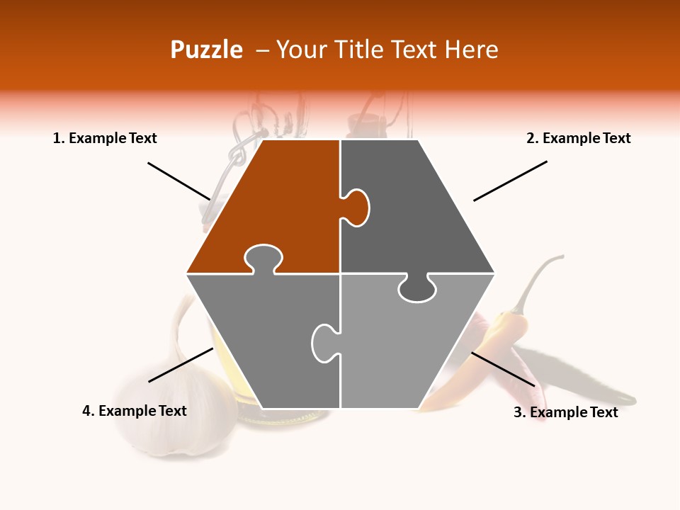 Eating Black Salad PowerPoint Template