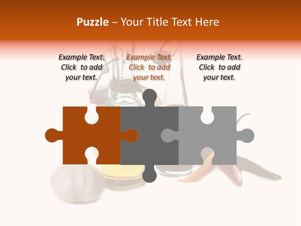 Eating Black Salad PowerPoint Template