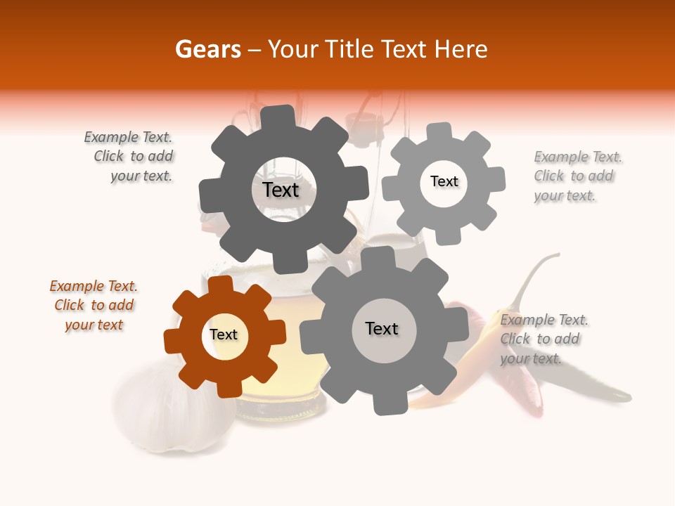 Eating Black Salad PowerPoint Template