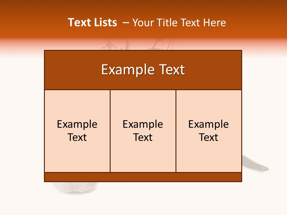 Eating Black Salad PowerPoint Template