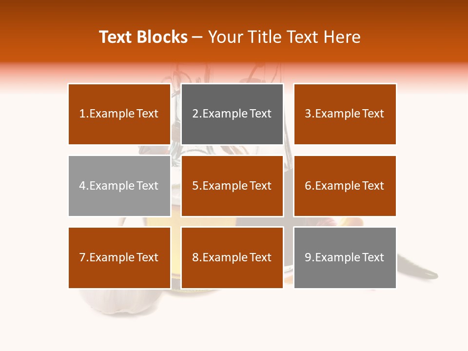 Eating Black Salad PowerPoint Template