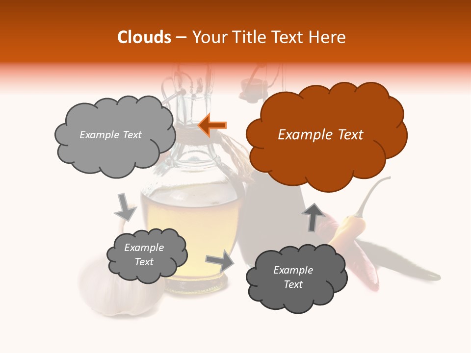 Eating Black Salad PowerPoint Template