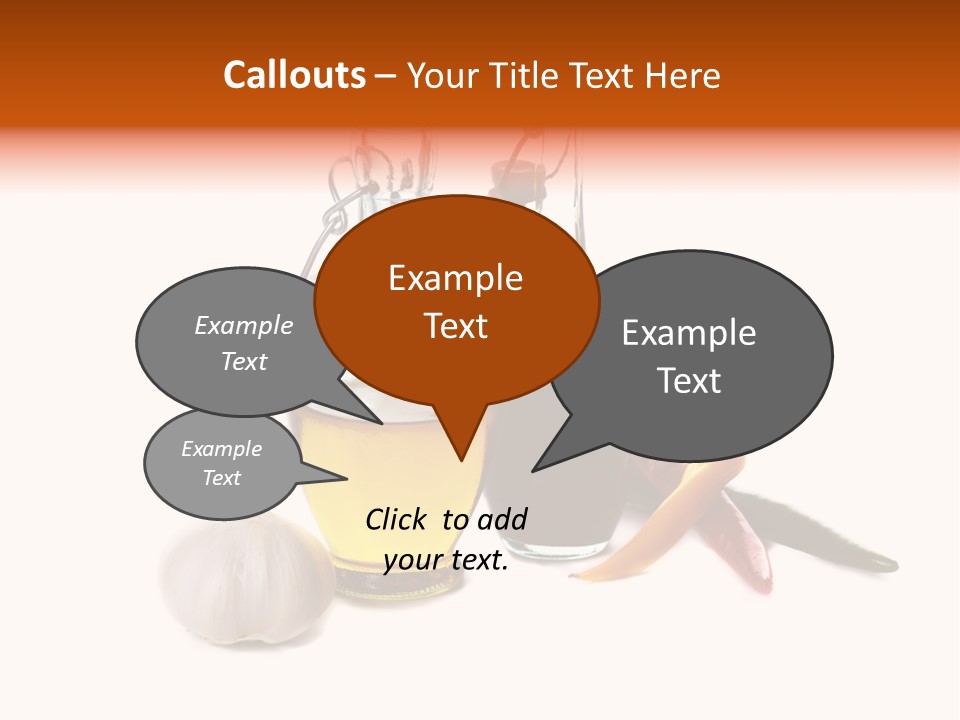 Eating Black Salad PowerPoint Template