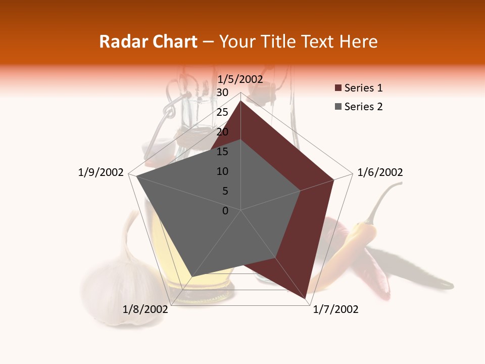 Eating Black Salad PowerPoint Template