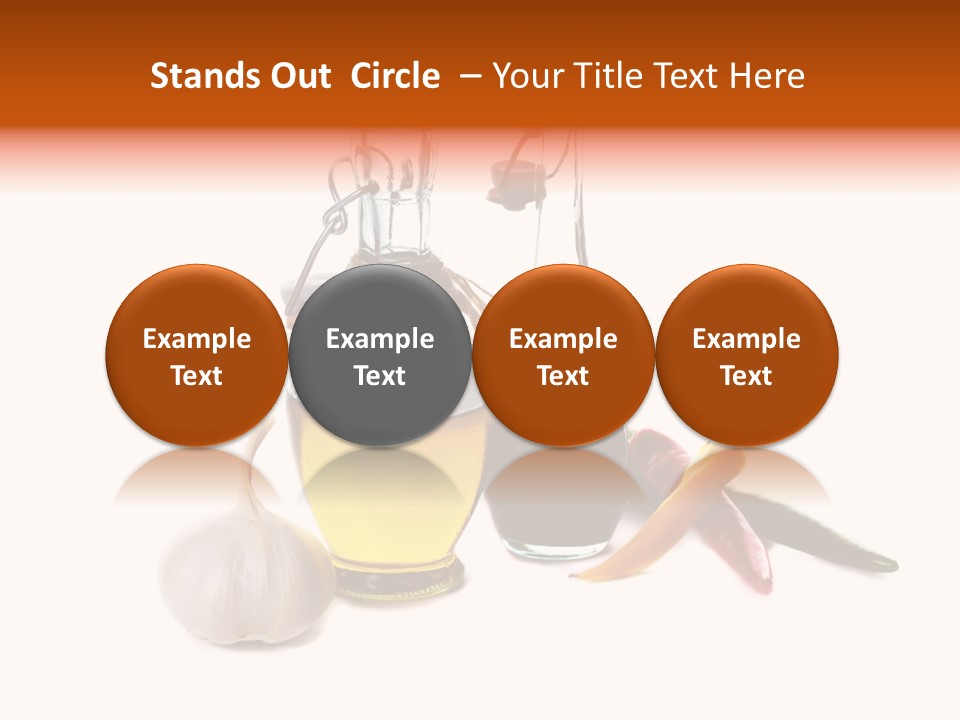 Eating Black Salad PowerPoint Template