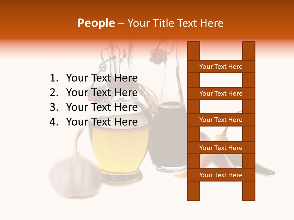 Eating Black Salad PowerPoint Template