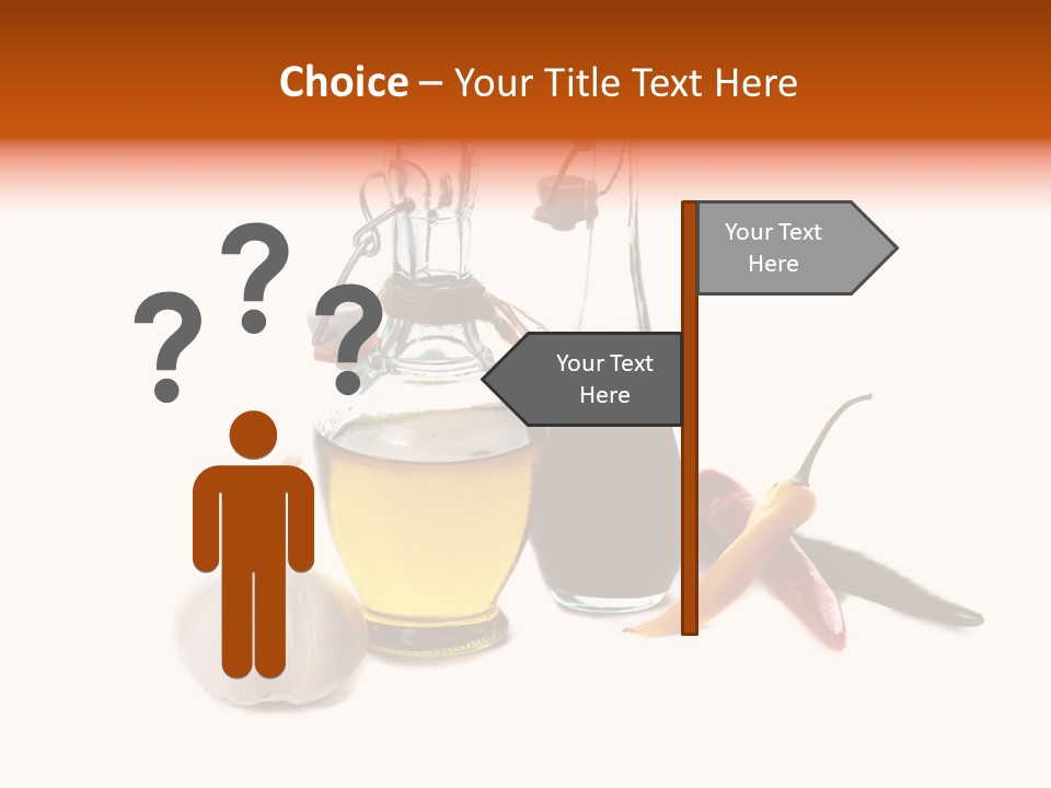 Eating Black Salad PowerPoint Template