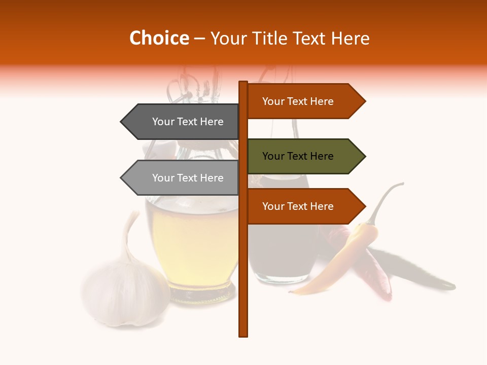 Eating Black Salad PowerPoint Template