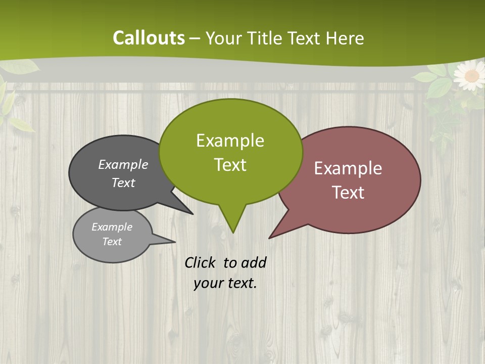 Bulletin Board Image PowerPoint Template
