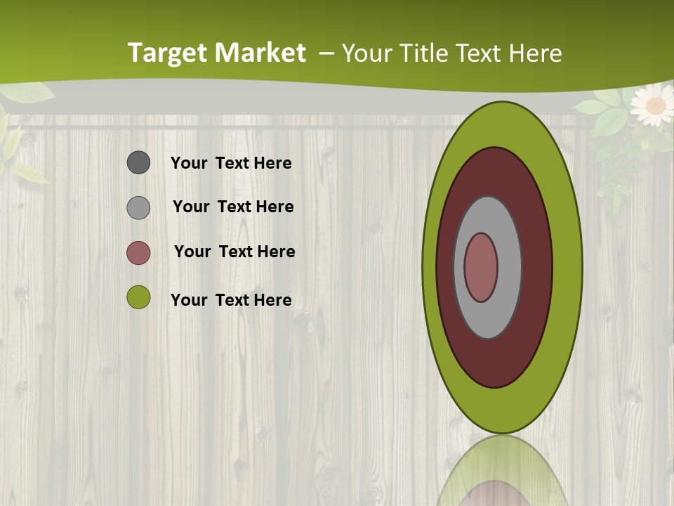 Bulletin Board Image PowerPoint Template