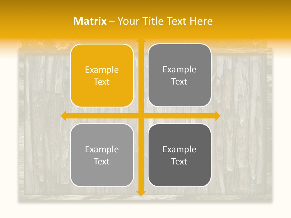 A Piece Of Wood With Grass On Top Of It PowerPoint Template