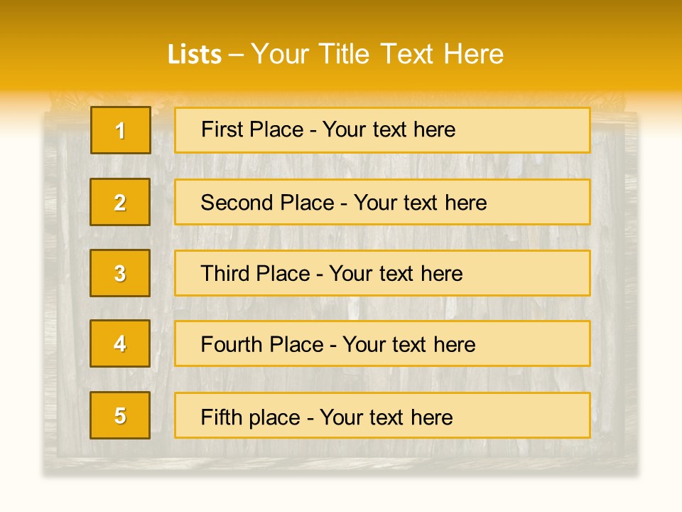 A Piece Of Wood With Grass On Top Of It PowerPoint Template