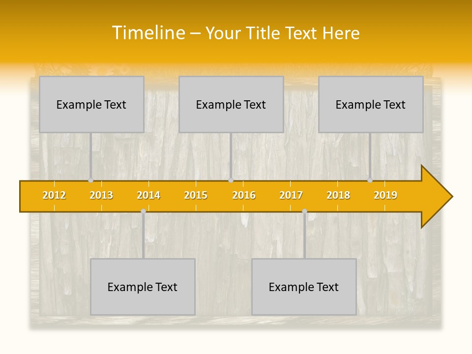 A Piece Of Wood With Grass On Top Of It PowerPoint Template