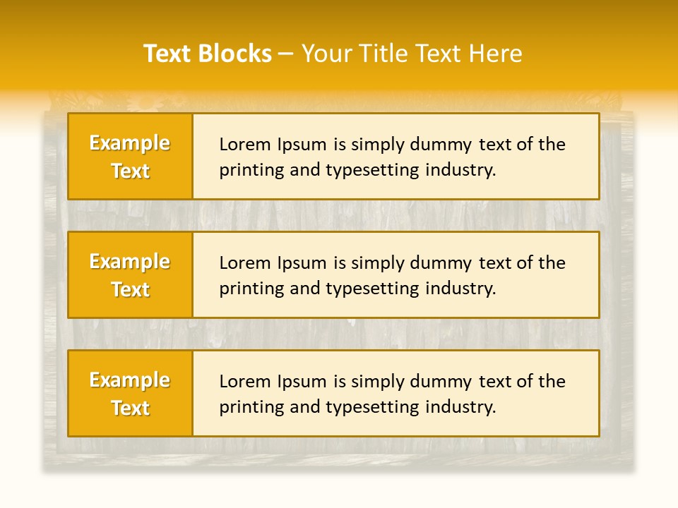A Piece Of Wood With Grass On Top Of It PowerPoint Template