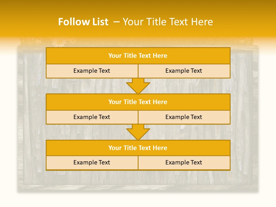 A Piece Of Wood With Grass On Top Of It PowerPoint Template