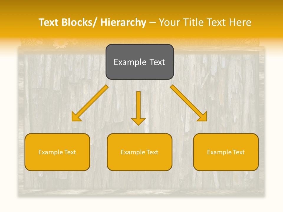 A Piece Of Wood With Grass On Top Of It PowerPoint Template