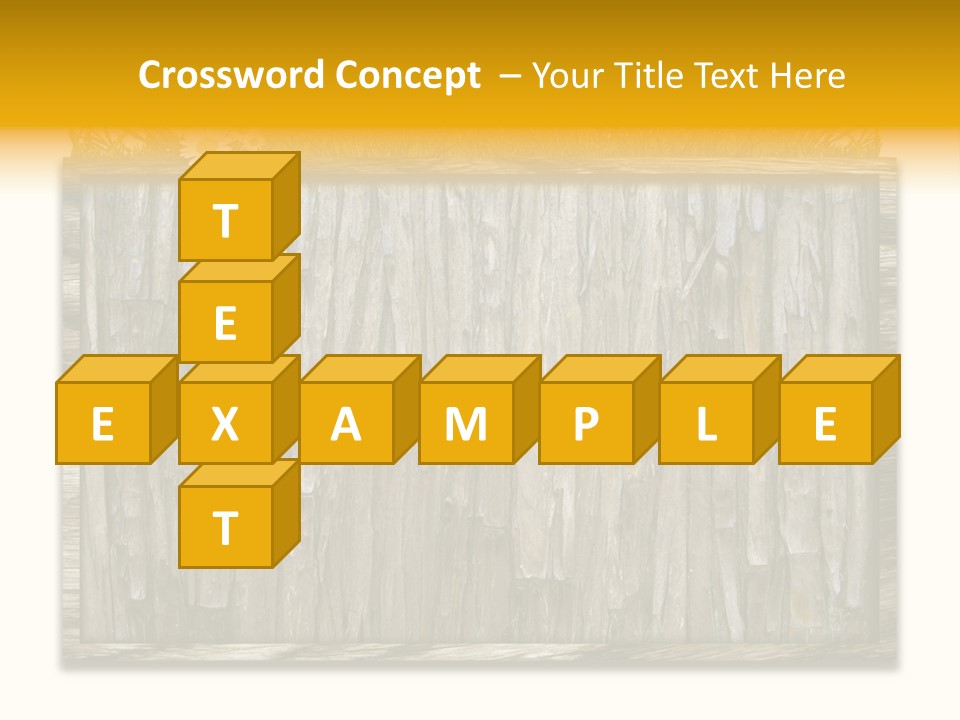 A Piece Of Wood With Grass On Top Of It PowerPoint Template