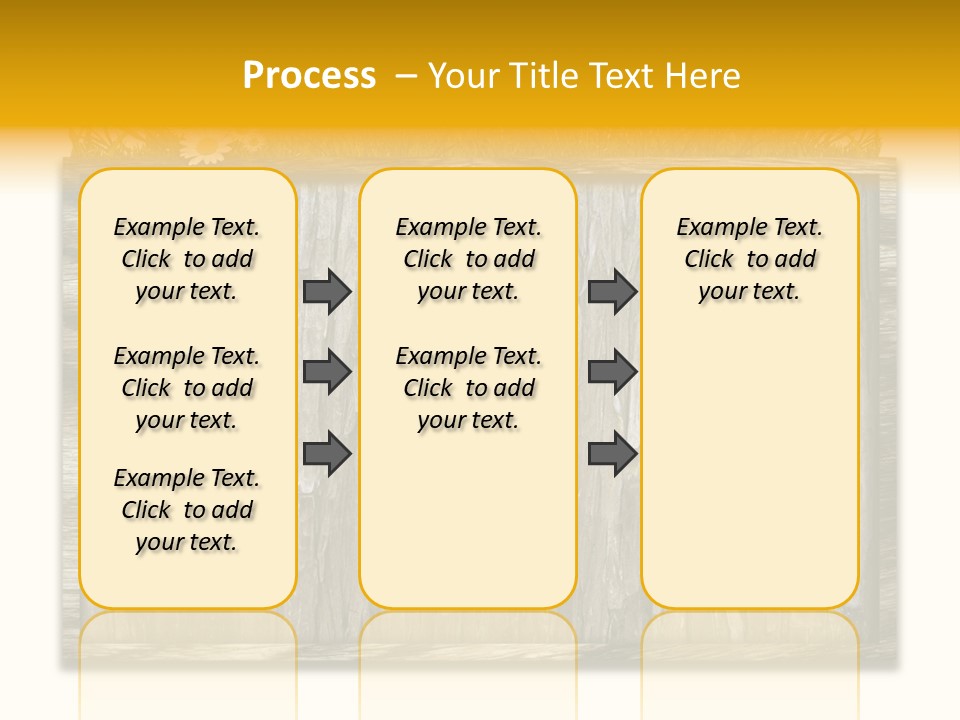 A Piece Of Wood With Grass On Top Of It PowerPoint Template