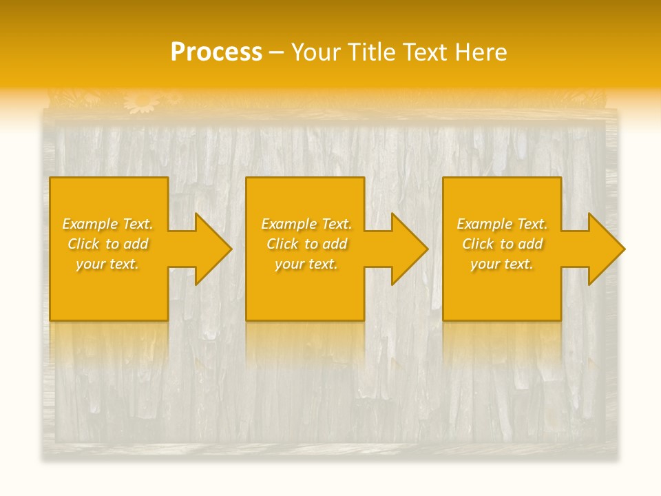 A Piece Of Wood With Grass On Top Of It PowerPoint Template
