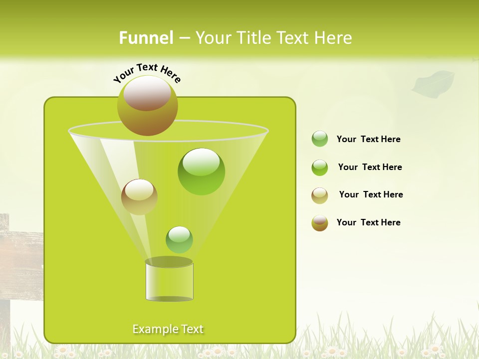 A Wooden Bench Sitting In The Middle Of A Field PowerPoint Template